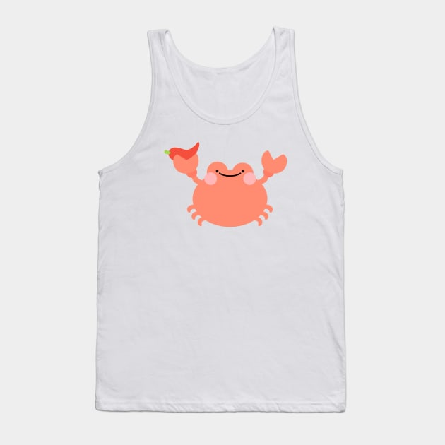 Chilli Crab Tank Top by Chubbit